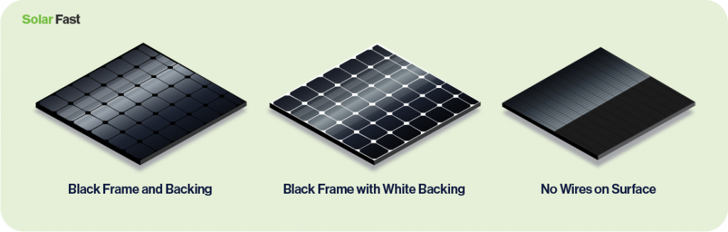 solar panel black and white